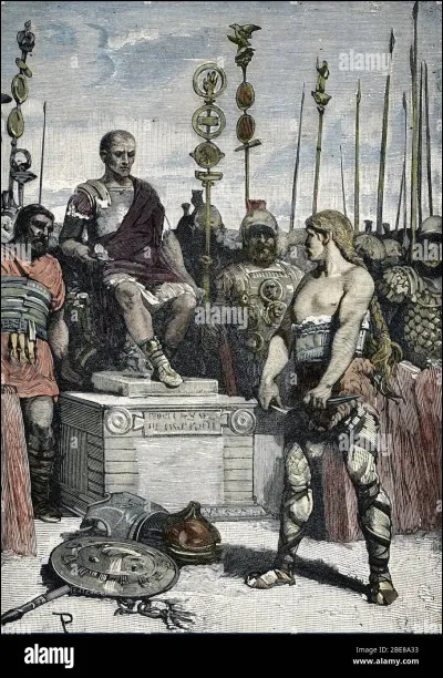 Comment Vercingétorix est-il venu se rendre ?