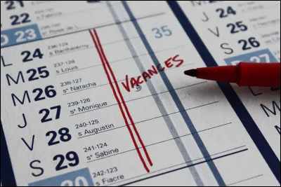 Les premières vacances duraient 12 semaines.