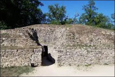Nous sommes dans les Deux-Sèvres, devant l'entrée d'un tumulus, à Bougon. Pour le voir, direction l'ancienne région ...