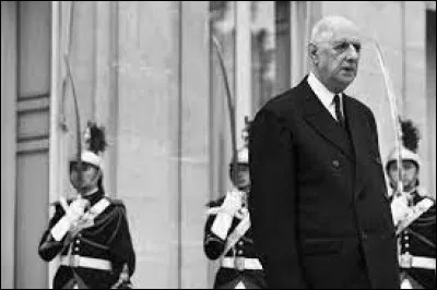 En quelle ann&eacute;e Charles de Gaulle a-t-il &eacute;t&eacute; &eacute;lu pr&eacute;sident de la R&eacute;publique fran&ccedil;aise ?