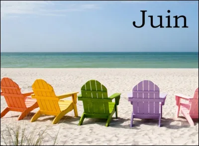 Quelle est la couleur du mois de juin ?