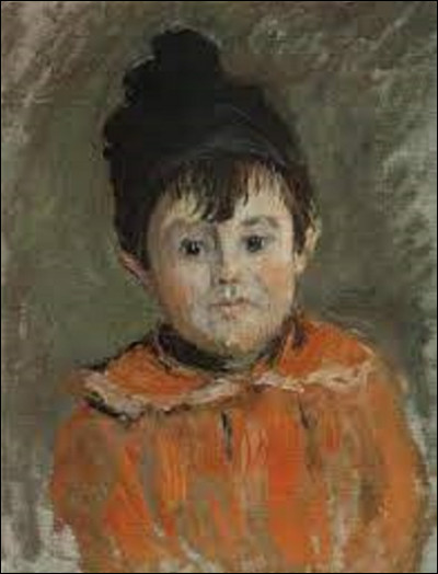 Dans ce tableau datant de 1879, quel impressionniste a représenté son fils Michel avec un pompon ?