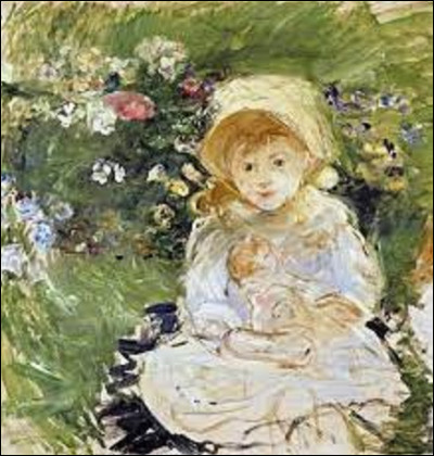 Quel membre de la famille Manet a représenté sa fille dans ce pastel intitulé ''Julie avec sa poupée'' en 1884 ?