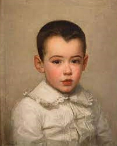 Quelle impressionniste a représenté dans cette toile, datant de 1878, son fils Pierre ?