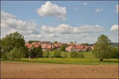 Commune de l'arrondissement de Saverne, Mulhausen se situe dans le département ...