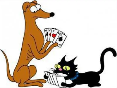 Comment s'appellent les 2 animaux des Simpson (1 chat et 1 chien) ?