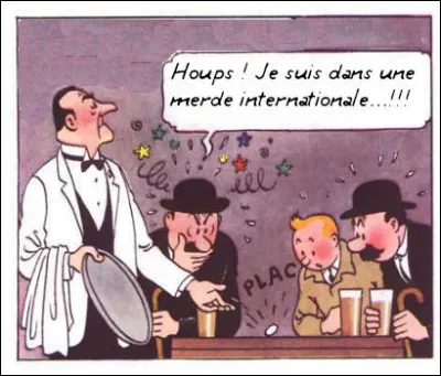 Ici, pour le coup, il s'agit bien d'un rôle de composition de la part d'un des deux Dupondt. Lequel ?