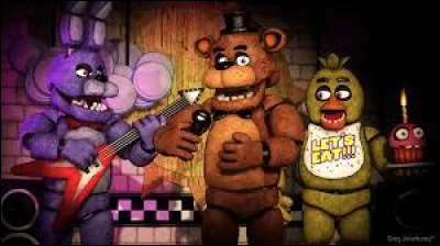 FNaF 1 - Si Foxy n'est pas sur la même scène que Freddy, Bonnie et Chica, c'est parce qu'il est hors service.