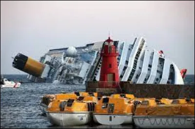 En quelle ann&eacute;e le naufrage du Costa Concordia s'est-il produit ?