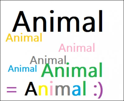Mon premier est un animal
Mon deuxième est un animal
Mon troisième est un animal
Mon quatrième est un animal
Mon tout est un animal
Qui suis-je ?
