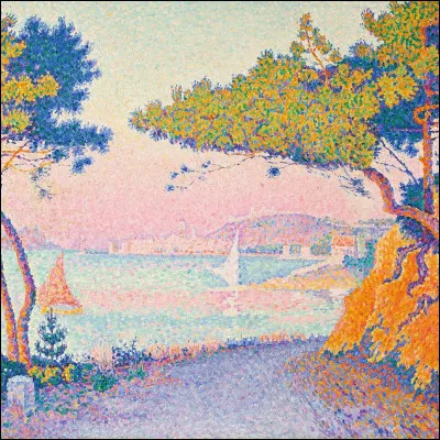 Quel peintre français postimpressionniste a réalisé cette toile intitulée "Golfe Juan" ?