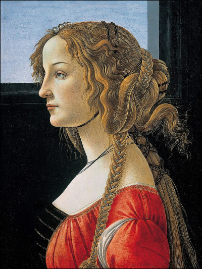 Toujours dans la Renaissance italienne, qui a peint "Portrait de Simonetta Vespucci" ?