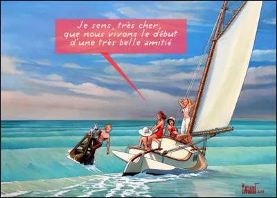 Le beau gars n'était pas bancal !