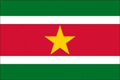 La ville de Paramaribo se trouve sous ces couleurs ...