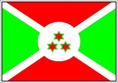 La ville deBujumbura se trouve sous ces couleurs ...