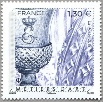 Quel est le métier d'art mis à l'honneur par ce timbre ?