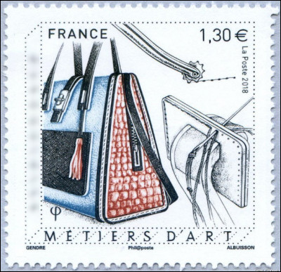 Quel est le métier d'art mis à l'honneur par ce timbre ?