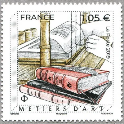 Quel est le métier d'art mis à l'honneur par ce timbre ?