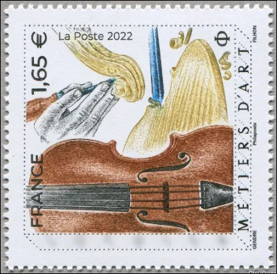 Quel est le métier d'art mis à l'honneur par ce timbre ?
