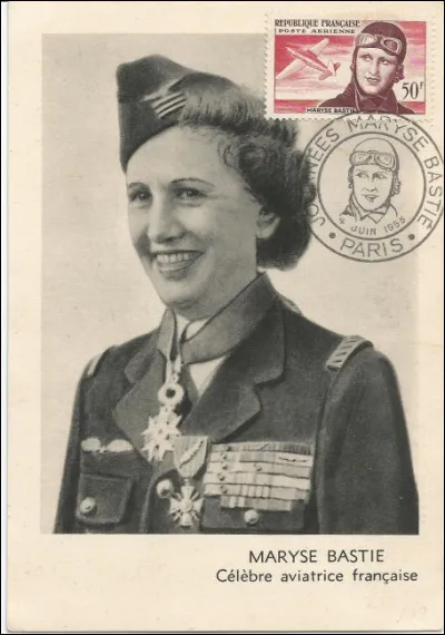 Maryse Bastié est décédée le 6 juillet...