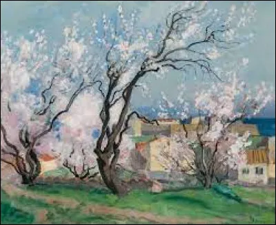 Qui a peint "Collioure, les amandiers en fleurs" ?