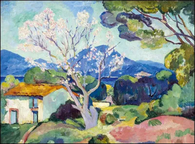 Qui a peint "L'amandier en fleurs" ?