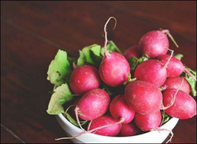 Quel est le nom anglais du radis ?
