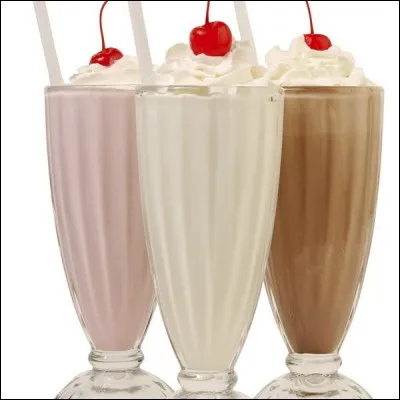 Quel parfum de milkshake préfères-tu ?