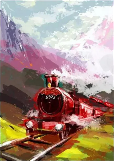 De quelles couleurs est le Poudlard Express ?