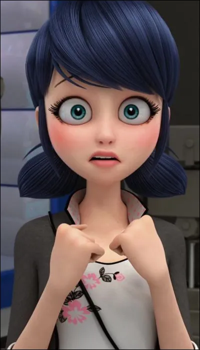 De quelle couleur les yeux de Marinette sont-ils ?