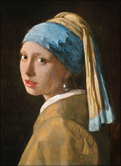 Cette peinture, "La Jeune Fille à la perle", je pense que tout le monde la connait. Mais vous souvenez-vous du nom de l'auteur ?