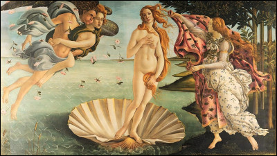 "La Naissance de Vénus", c'est un des tableaux les plus connus que je connaisse. Mais, encore une fois, vous souvenez-vous de l'auteur ?