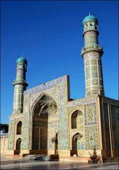 Quel est le nom de cette mosquée afghane ?