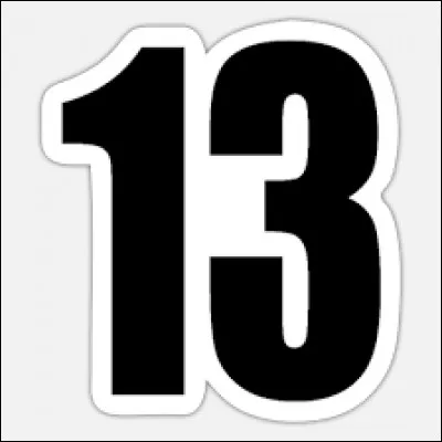 Quel jour de la semaine portant le numéro "13" est considéré comme un jour de chance ou de malchance ?