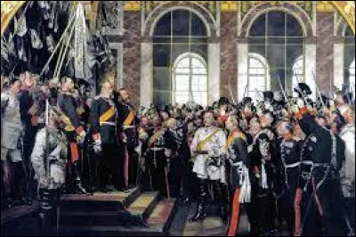 En quelle année la Proclamation de l'Empire allemand a-t-elle eu lieu ?