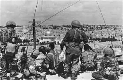 En quelle année la guerre des Six Jours s'est-elle déroulée ?