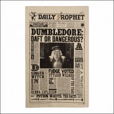 Pourquoi certains journaux traitent-ils Albus Dumbledore de menteur ?