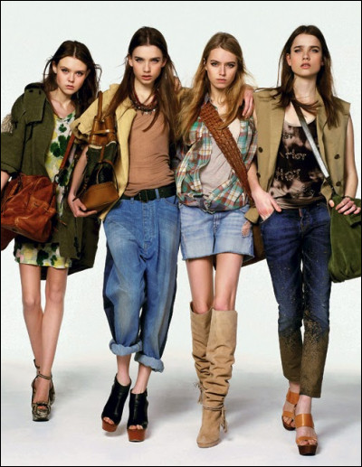 Souvent, tu habilles en :