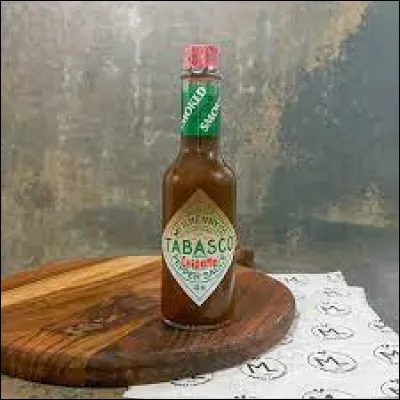 Durant quel si&egrave;cle fut cr&eacute;&eacute;e la sauce Tabasco ?