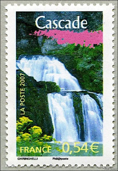 Après cette laborieuse ascension, une petite cascade tout ... s'impose !