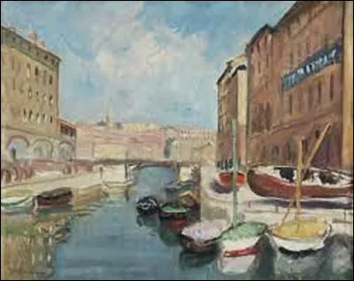 ''Marseille, canal de la douane'' est une huile sur toile réalisée en 1928 par un fauviste. De ces trois membres du mouvement, lequel a dépeint ce lieu ?