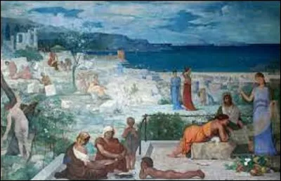 ''Colonie grecque à Marseille'' est une toile datant de 1869. Quel symboliste en est l'auteur ?