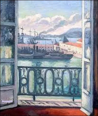 Vers 1924 et 1925, quel fauviste a peint ce tableau nommé ''Fenêtre sur le Vieux Port, Marseille'' ?