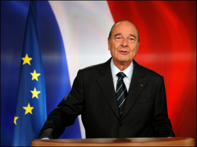 Jacques Chirac a été président de la République française de 1995 à...