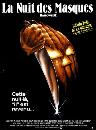 "Halloween, la nuit des masques" est un film de référence. Lequel de ces films n'est pas dans la même veine ?