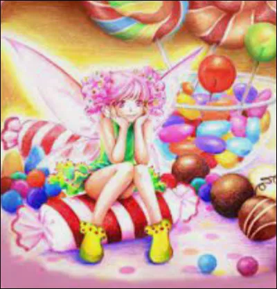 En allant dans ta cuisine, tu vois une fée. Elle est maléfique, alors elle te dit ''dorénavant, tu ne mangeras plus qu'un seul aliment''.
Heureusement, il lui reste un semblant de bon sens, alors elle te laisse choisir cet aliment en incluant huit bonbons dans ton choix. Que choisis-tu ? (2)