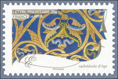 Le timbre représente le détail d'une châsse de la fin du XIIe s. À quel métier ce travail est-il relié ?