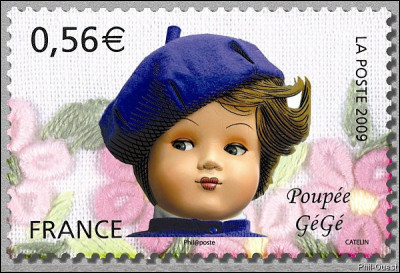 La poupée GéGé - du nom de son fabricant - fut la première dotée dès 1933 d'une tête en ...