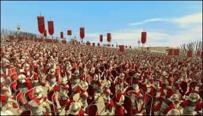 Qui menait les troupes romaines lors de cette même bataille ?