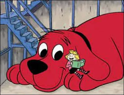 Ce chien géant rouge de dessin animé s'appelle-t-il Lucky ?